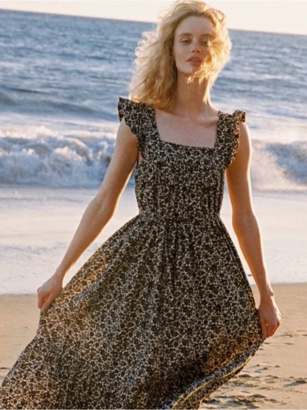 Christy Dawn Benny dress. Daisy black